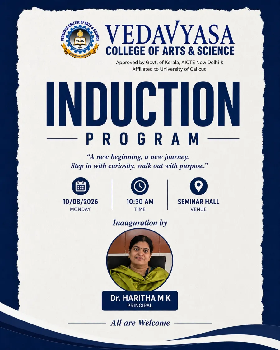Induction Programme at VCAS